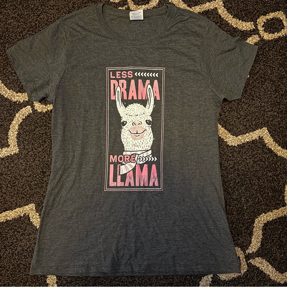 S Port & Company Drama Llama T-Shirt